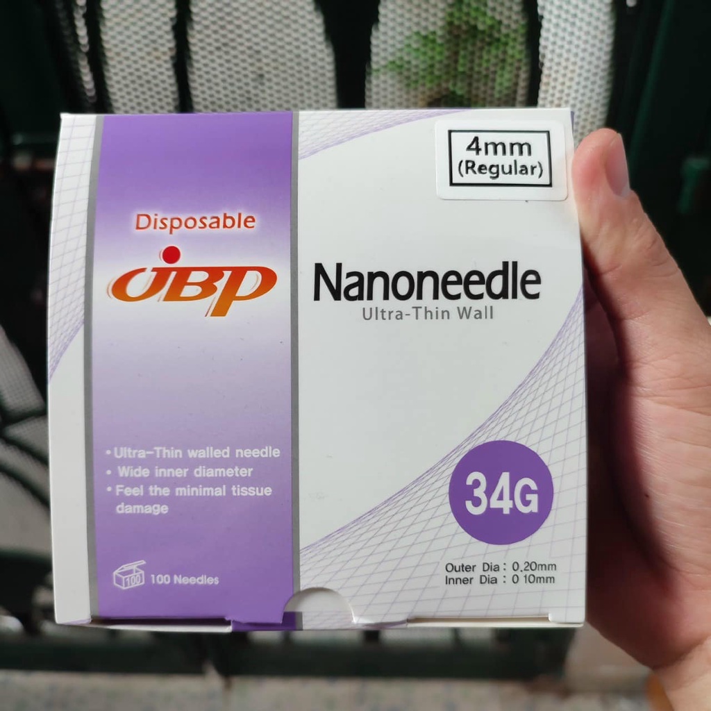 Kim 34G meso nanoneedle siêu nhỏ - Hãng JBP Nhật Bản