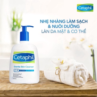 Sữa rửa mặt Cetaphil 500ml chính hãng, sữa rửa mặt dịu nhẹ cho mọi loại da - Happy Life 4U