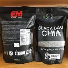 Hạt Chia Đen Úc Black Bag Chia 500gr Date mới