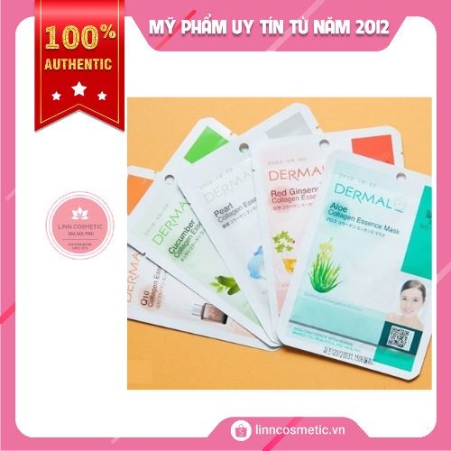 Mặt Nạ Dermal Collagen Essence Mask Dưỡng Da Bổ Sung Collagen Hàn Quốc