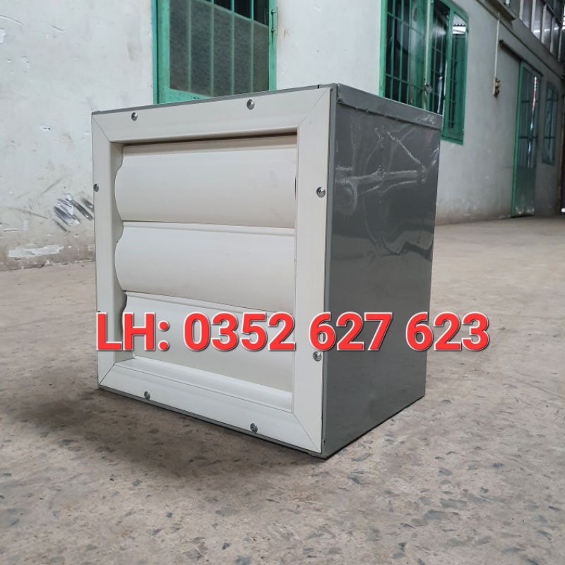 QUẠT THÔNG GIÓ VUÔNG THÉP SƠN TĨNH ĐIỆN 220V/380V