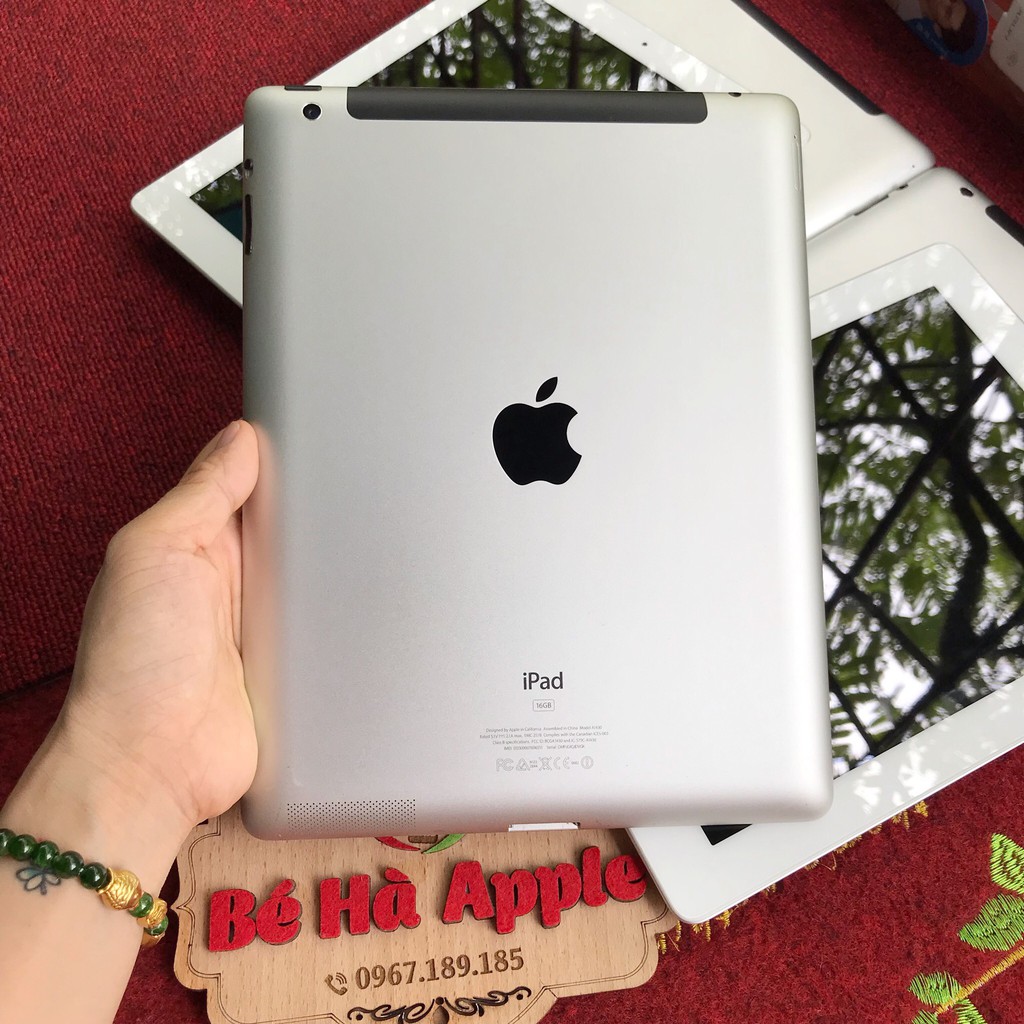 Máy Tính Bảng iPad 3 - 16G/ 32G/ 64Gb  (Wifi + 3G) - Zin Đẹp 99% - Pin cực trâu - Màn Rentina sắc nét - Ram 1G /chip A5X