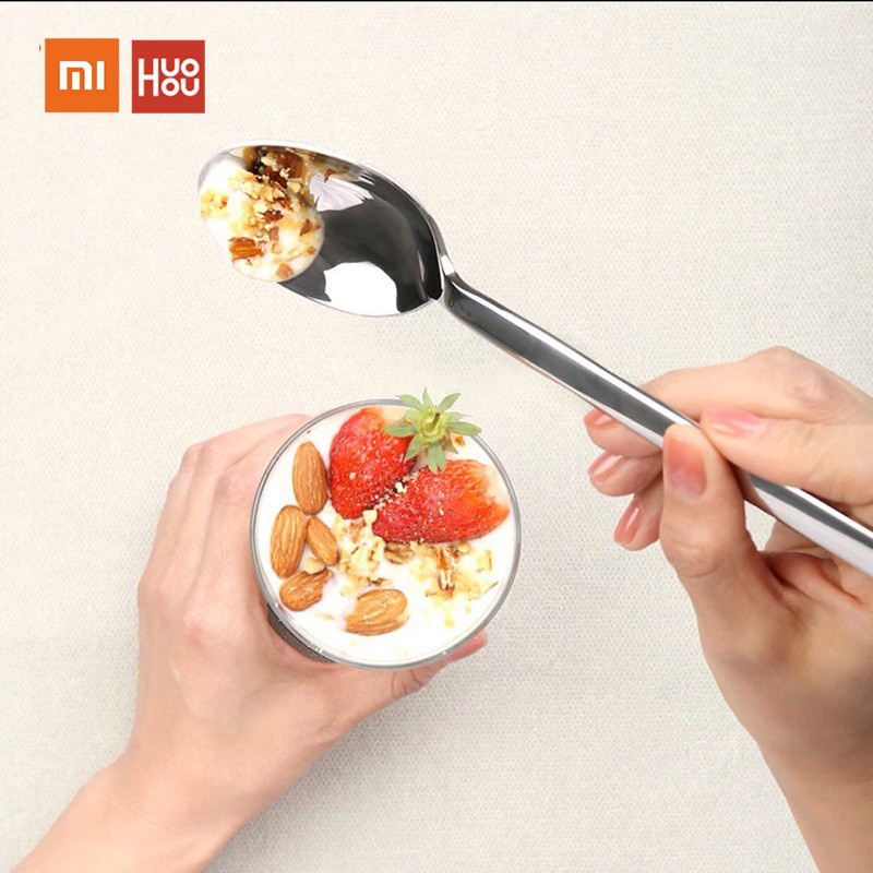 Thìa inox Xiaomi Huohou cao cấp sang trọng chính hãng (1 chiếc)