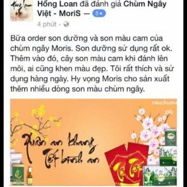 [Q.9 SG]Son dưỡng chùm ngây handmade