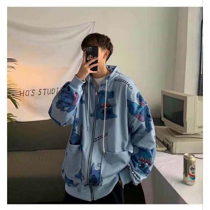 Áo khoác nỉ ngoại in 3D full form rộng ulzzang | BigBuy360 - bigbuy360.vn