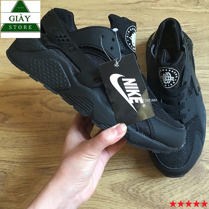 [FULLBOX] Giày Sneaker Nam Nữ Huarache Đen Full