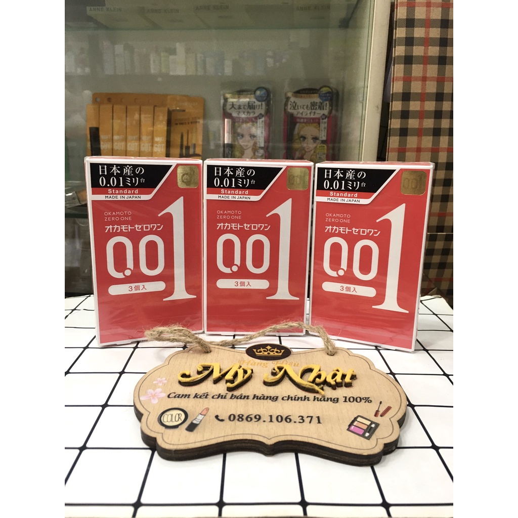 Bao cao su siêu mỏng Okamoto 0.01 Nhật Bản