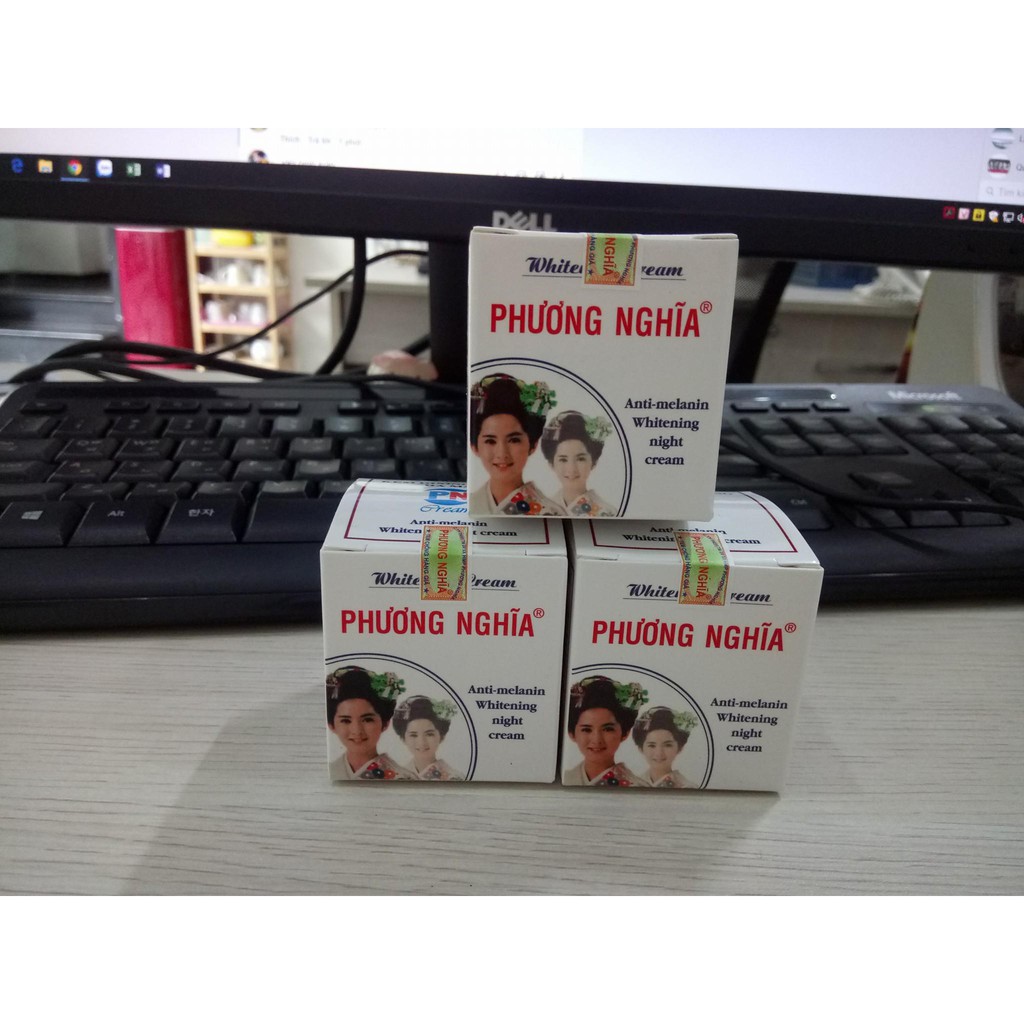 KEM DƯỠNG TRẮNG DA MẶT BAN ĐÊM PHƯƠNG NGHĨA