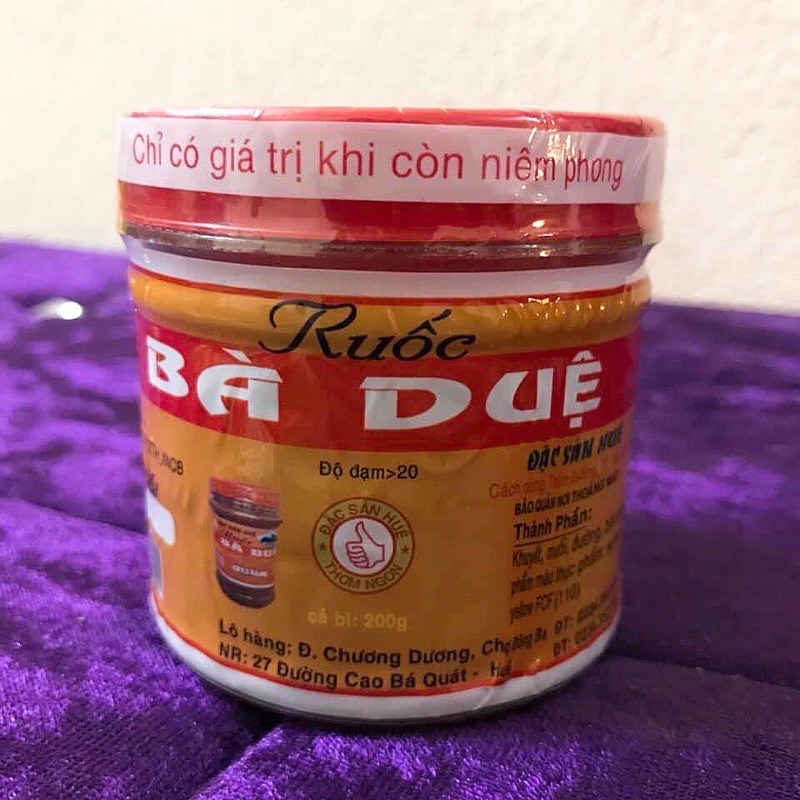 Mắm Ruốc Bà Duệ 200g - Đặc sản Huế