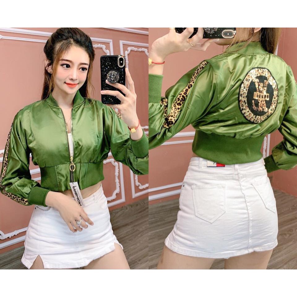 [CAO CẤP] ÁO KHOÁC PHI LỤA VIỀN BEO | BigBuy360 - bigbuy360.vn