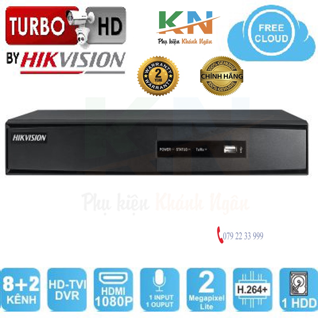 đầu Ghi Hinh 8 Kenh Hikvision Ds 78hghi F1 N S đầu Ghi Hinh Hd Tvi 8 Kenh Turbo 3 0 Shopee Việt Nam
