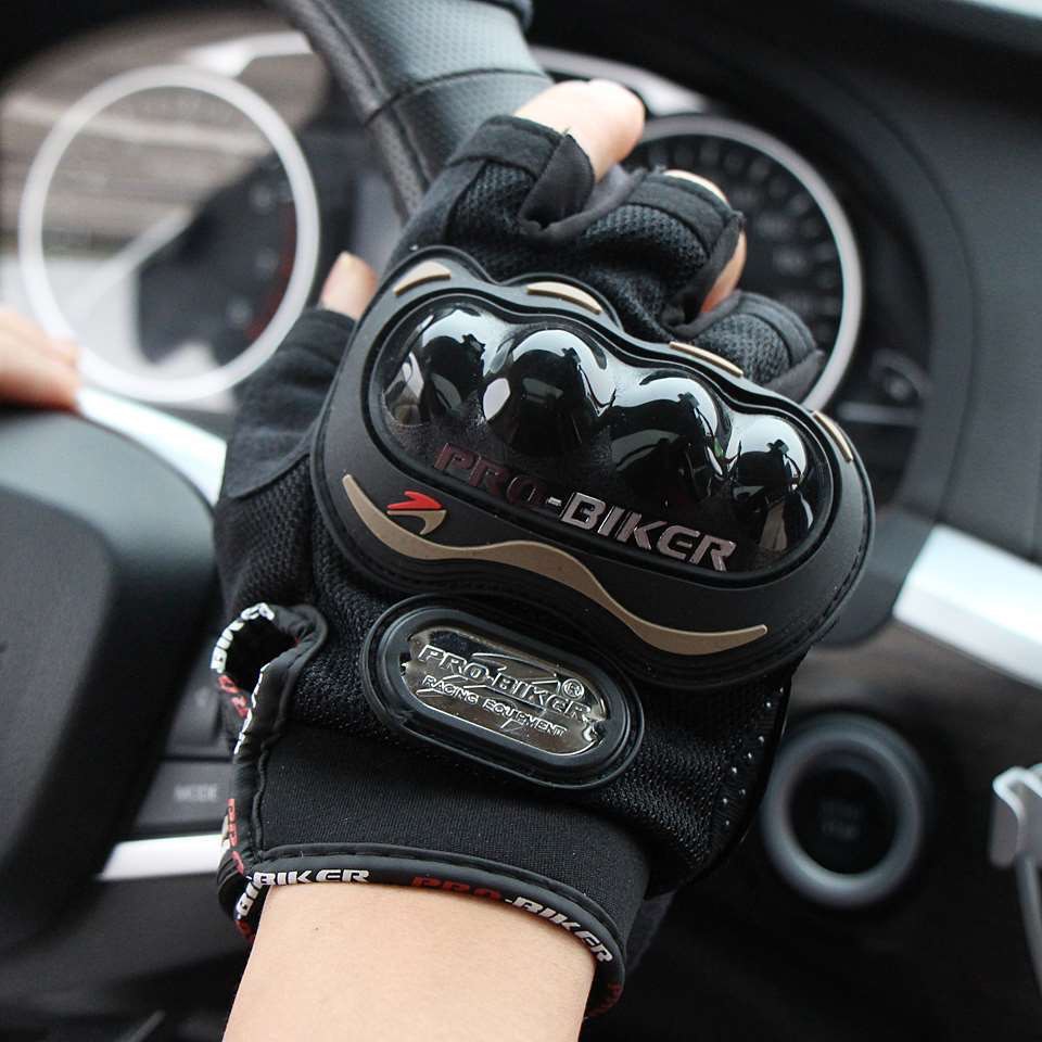 Găng Tay ProBiker Cụt Ngón - Găng Táy Xe Máy Đi phượt