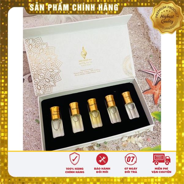 -  Set 5 lăn Tinh Dầu Dubai Chính Hãng kèm Bill 25ml  ẢNH THẬT - CÓ SẴN