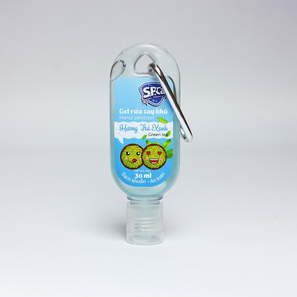 [Quà tặng] Gel Rửa Tay Khô Mini Diệt Khuẩn SPCa 30ml (Tặng Kèm Móc Khóa)