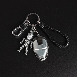 Móc khóa iron man avengers kuu clothes màu bạc cao cấp - móc khóa siêu anh hùng thép titan không gỉ -ironman avenger