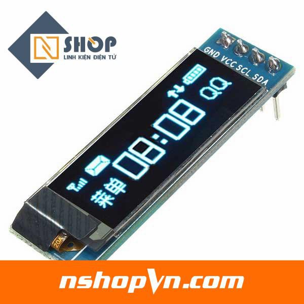 Màn Hình Oled 0.91 Inch Giao Tiếp I2C