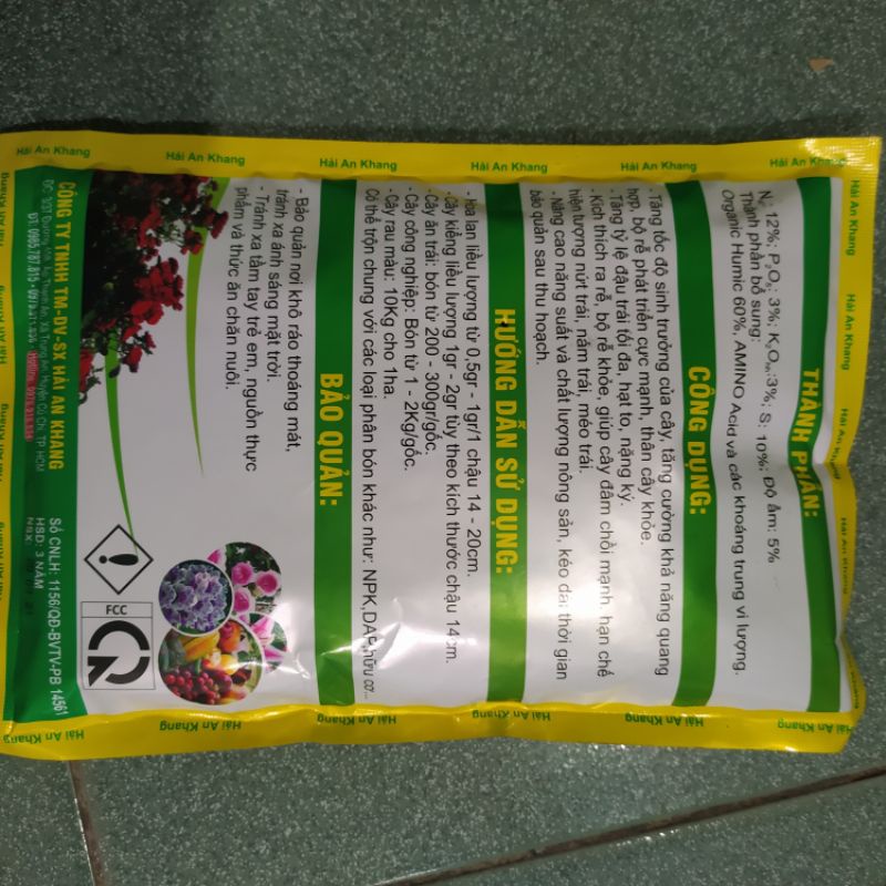 Phân bón đạm cá Hồi siêu đậm đặc nhập khẩu Hàn Quốc gói 700g