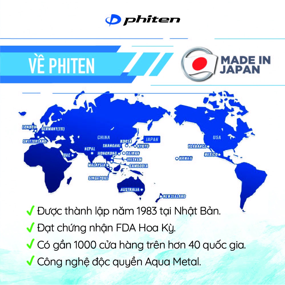 Đai bảo vệ khớp gối Phiten hỗ trợ vận động trong thể thao