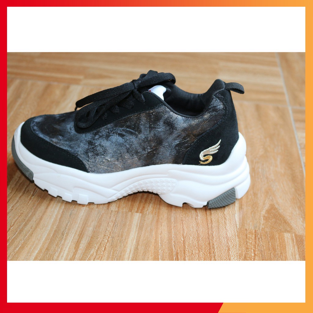 Giày Bata Thể Thao Nữ Sneaker Sshoes Màu Xanh Xam Chuẩn Form Biti's Hunter 💖FREESHIP💖