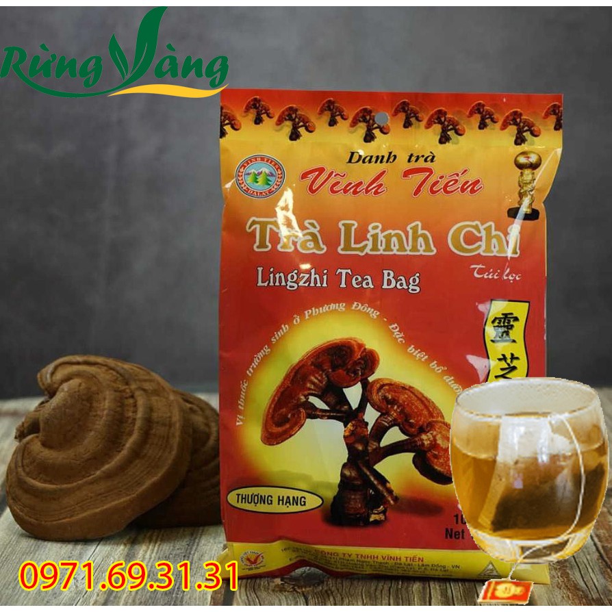 Trà Linh Chi Túi Lọc Vĩnh Tiến Thượng Hạng - Thơm Ngon Và Bổ