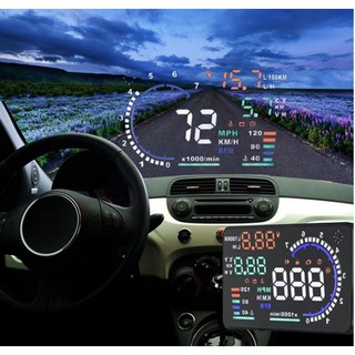 HUD-Hiển thị tốc tộ trên kính lái,hắt kính
