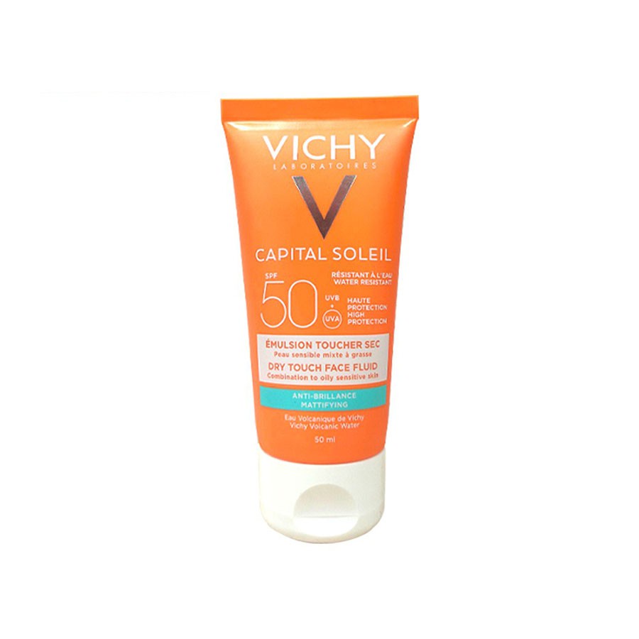 Kem Chống Nắng Vichy Emusion Ideal Soleil SPF50 Mattifying Face Fluid Dry Touch