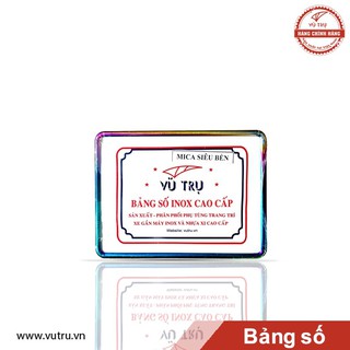 Bảng số Mica Titan Raider - Chính Hãng Universe