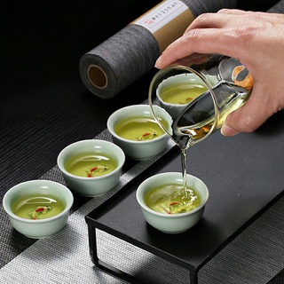 Chén gốm sứ cá chép 3d men ngọc bàn trà