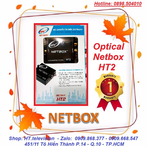 Bộ Chuyển Tín Hiệu Âm Thanh Optical Netbox HT2