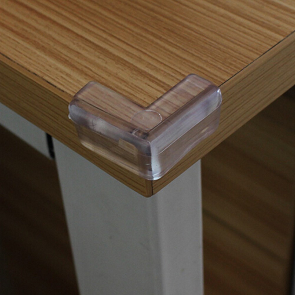 Bộ 4 Miếng Nhựa Gắn Góc Bàn Bảo Vệ An Toàn Cho Bé