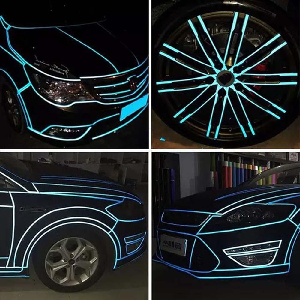 Augustine Miếng Dán Cảnh Báo Phản Quang Bằng PVC Trang Trí Xe Hơi / Xe