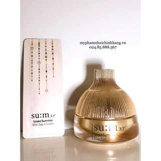 Gói sample dùng thử Kem dưỡng chống thâm nhăn chảy xệ vùng mắt Su:m37° Losec Summa Elixir Eye Cream/ Ohui chính hãng