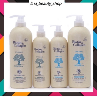 Dầu Gội Xả Biotin Collagen Trắng 1000ml_SALE SIÊU HOT