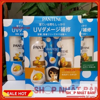 (Sỉ_ Lẻ) MẪU MỚI Bộ Dầu Gội, Xả, Dưỡng Pantene Nhật Bản Set 3 Nhật Bản