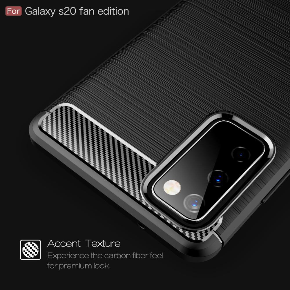 Ốp Lưng Tpu Sợi Carbon Chống Sốc Cho Samsung Galaxy S20 Fe | BigBuy360 - bigbuy360.vn