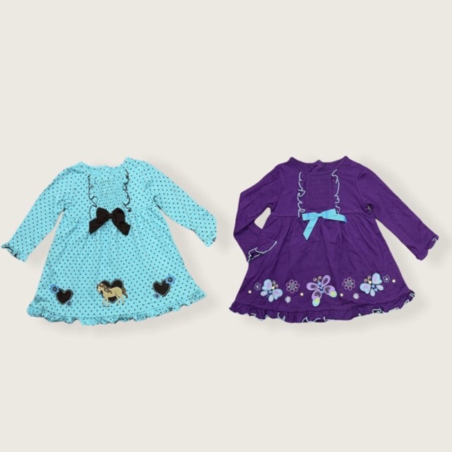 Áo fomr dài kiểu dáng tiểu thu , size 2-3y