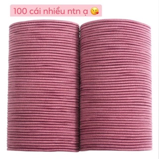 Set chun buộc tóc 100 cái