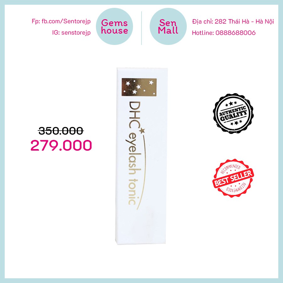 (Hàng chính hãng) TINH CHẤT DƯỠNG DÀI MI DHC EYELASH TONIC 6.5ml