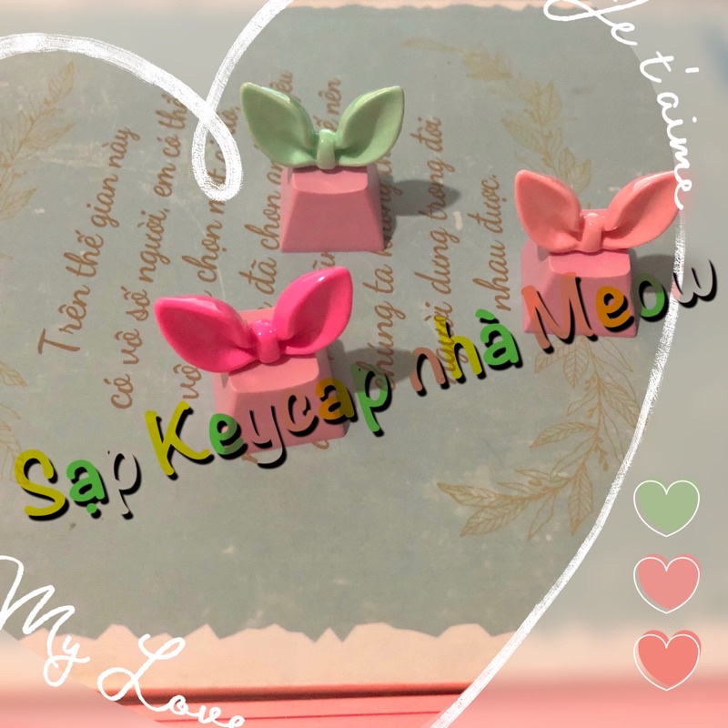 Keycap nơ xinh kute dành cho bàn phím cơ gaming🎀🎀 ✨✨