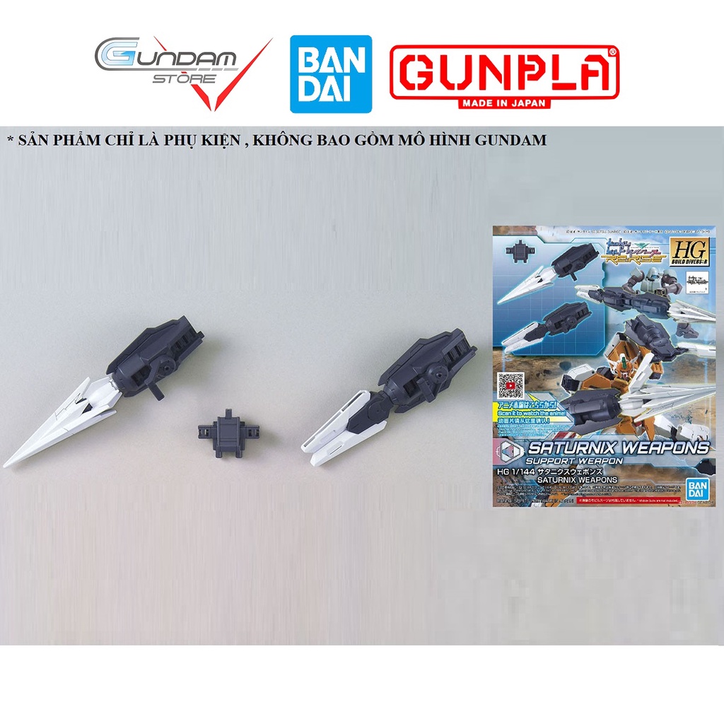 Gundam Bandai HG Saturnix Weapon HGBD Build Divers Re: Rise Mô Hình Nhựa Đồ Chơi Lắp Ráp Anime Nhật