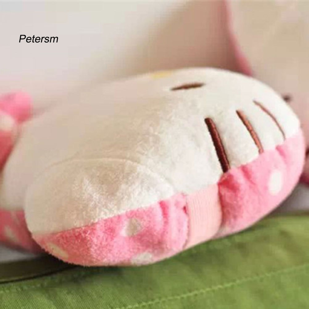 Gối Tựa Đầu Xe Hơi Mềm Mại Thiết Kế Hello Kitty Đáng Yêu