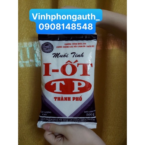 Muối tinh iot thành phố 500gr