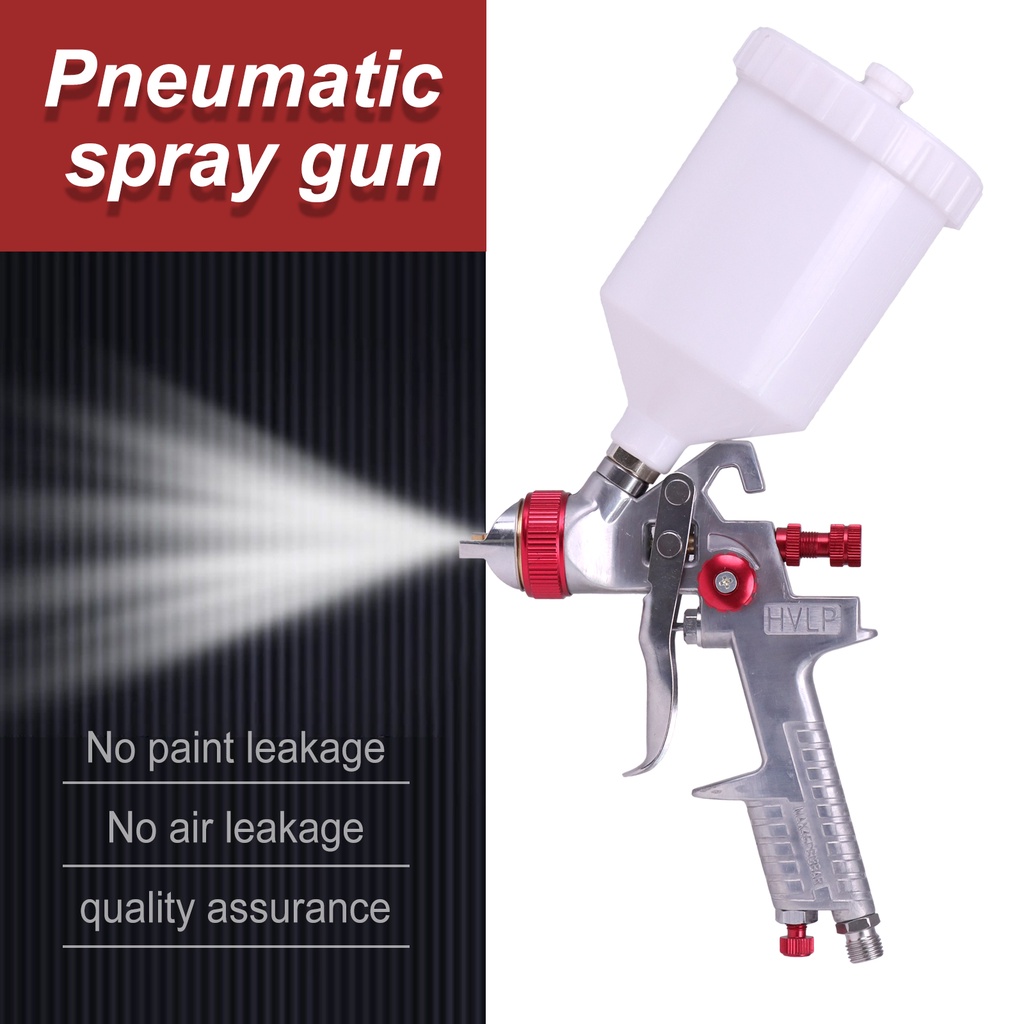 Bộ súng phun sơn xe hơi chuyên nghiệp 1.4/1.7/2.0mm 600ml kèm phụ kiện