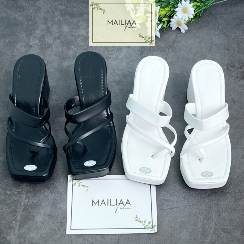 Dép đế xuồng 7 phân MAILIAA mã MOI quai xỏ ngón dễ đi