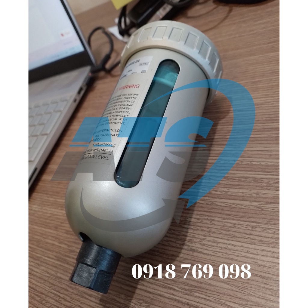 Cốc xả nước tự động AD402-04 chân ren vào 1/2 chân thoát ren 3/8