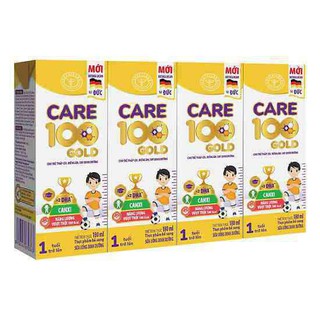 Thùng sữa nước Nutricare Care 100 Gold - cho trẻ thấp còi biếng ăn suy dinh dưỡng (110ml x 48 hộp)