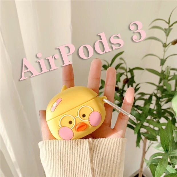 Vỏ Bảo Vệ Hộp Sạc Tai Nghe TPU Hình Vịt Acid Mới 2021 Cho compatible AirPods3 compatible AirPods3 compatible AirPods3gen compatible AirPods Pro compatible AirPods2 Gen