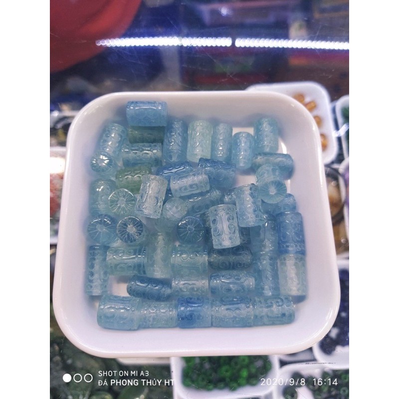 Vòng đeo tay Lu thống Aquamarine