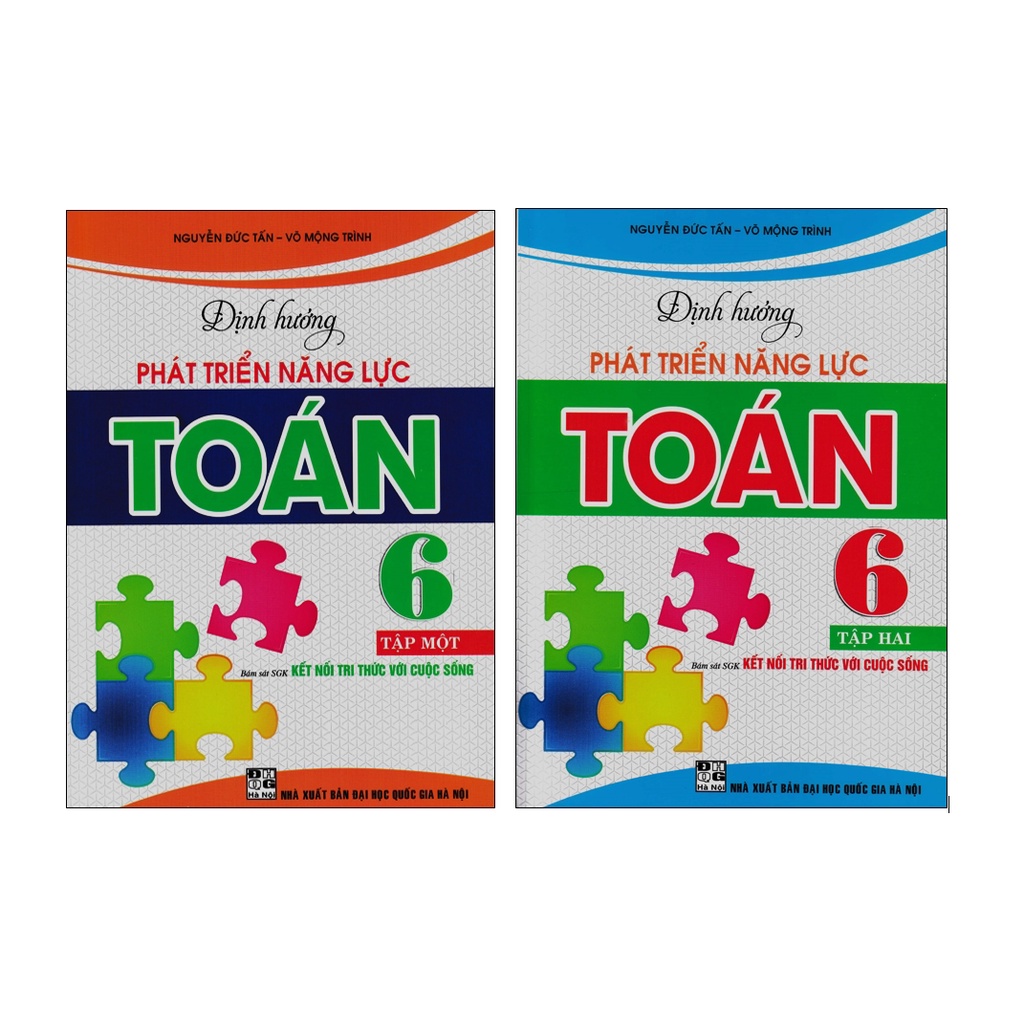 Sách - Combo Định Hướng Phát Triển Năng Lực Toán 6 (Tập 1+Tập 2) - Bám Sát SGK Kết Nối Tri Thức Với Cuộc Sống