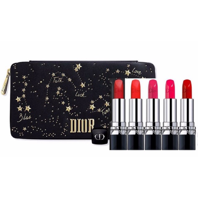 Tách set SON ROUGH DIOR fullsize + Clutch da siêu đẹp